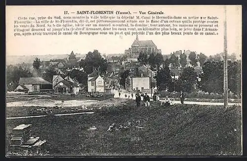 AK Saint-Florentin /Yonne, Vue Générale