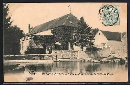 AK Malay-le-Petit, Usine hydraulique de la Ville de Paris