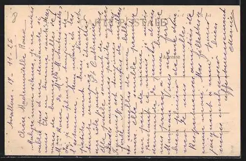 AK Sauvigny-le-Bois, Rue Principale vue d`en haut avec l`église et les maisons alignées