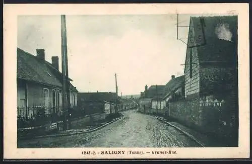 AK Saligny /Yonne, Grande-Rue