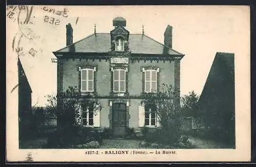 AK Saligny /Yonne, La Mairie
