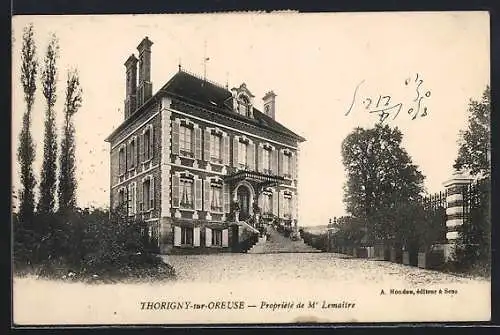 AK Thorigny-sur-Oreuse, Propriété de M. Lemaître