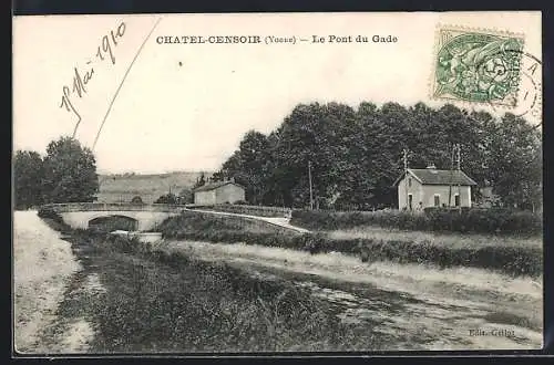 AK Châtel-Censoir /Yonne, Le Pont du Gade