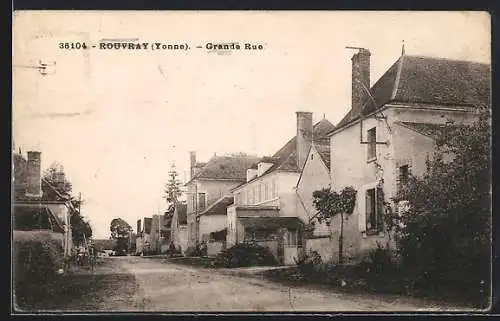 AK Rouvray /Yonne, Grande Rue
