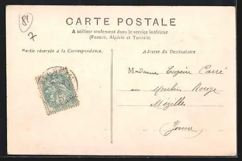 AK Rogny /Yonne, Vue prise de l`Écluse