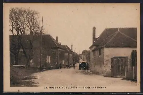 AK Mont-Saint-Sulpice, Entrée côté Brienon
