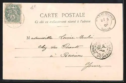 AK Mont-St-Sulpice, La Mairie