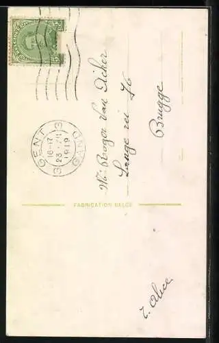 AK Weihnachtsengel wird von zwei Kindern angesehen, Joyeux Noel