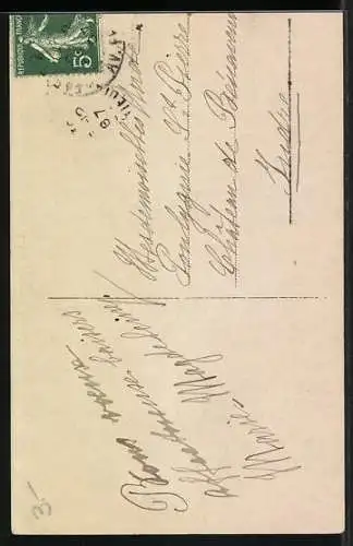 AK Betender Engel mit einer Kerze