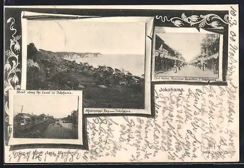 AK Jokohama, Street along the Canal, Mississippi Bay, Chief Native Business Quarters