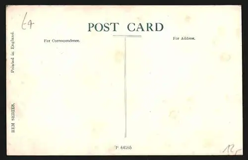 AK Melbourne, Market Street, Strassenbahn