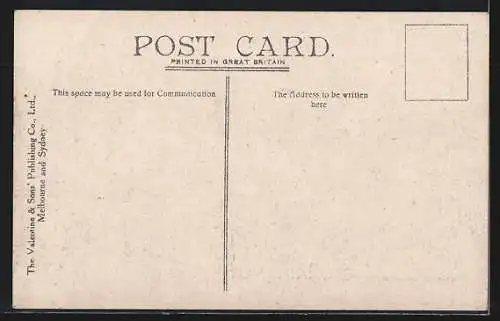 AK Adelaide, King William Street, Strassenbahn