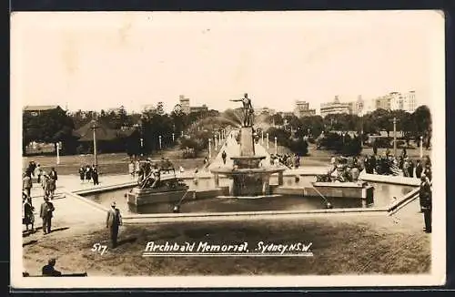 AK Sydney /N. S. W., Archibald Memorial
