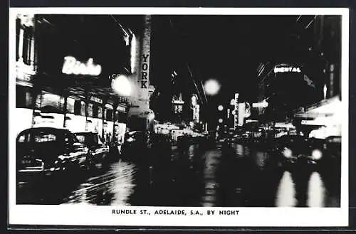 AK Adelaide, Rundle St. by night