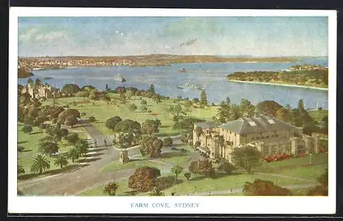 Künstler-AK Sydney, Farm Cove