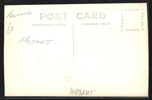 AK Hobart, Aerial View of Hobart Wharves