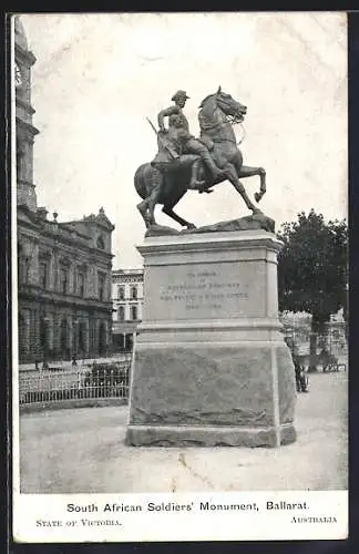 AK Ballarat, South African Soldiers` Monument