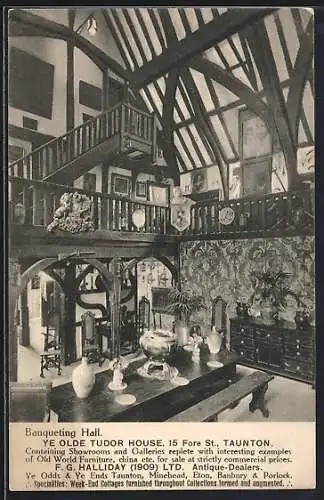AK Taunton, Ye Olde Tudor House, 15 Fore Street, Banqueting Hall