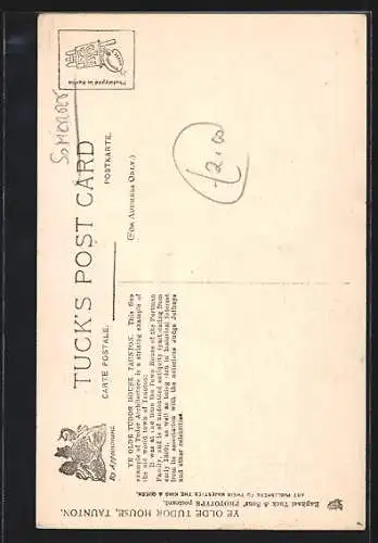 AK Taunton, Ye Olde Tudor House, 15 Fore Street, Banqueting Hall