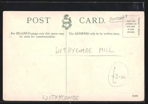 AK Withycombe, Withycombe Mill