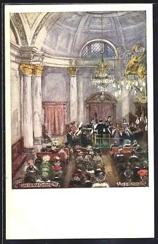 Künstler-AK Bath, The Grand Concert Hall