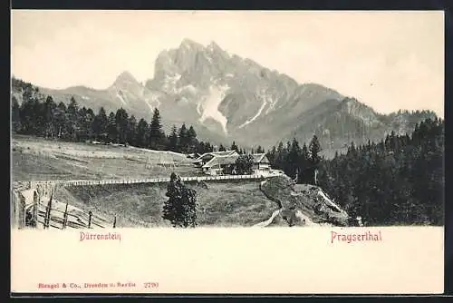 AK Prags, Pragserthal mit Dürrenstein