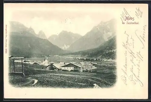 AK Moos, Blick zum Ort