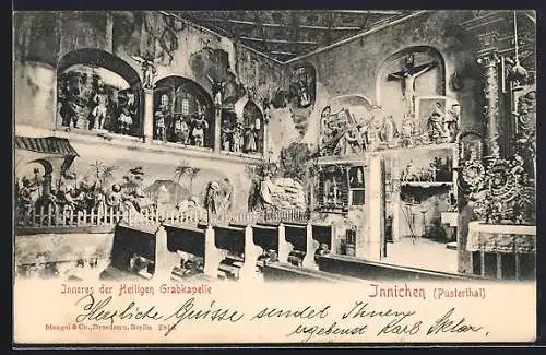 AK Innichen, Inneres der Heiligen Grabkapelle