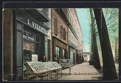AK Draguignan, Boulevard de la Liberte, Vitrerie L. Villy
