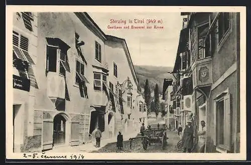 AK Sterzing, Gasthaus und Brauerei zur Krone