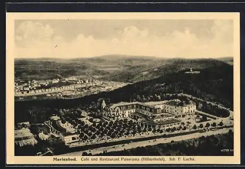 AK Marienbad, Café und Restaurant Panorama (Höhenhotel)