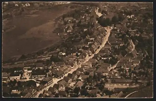 AK Schönberg /Meckl., Ortsansicht aus der Vogelschau