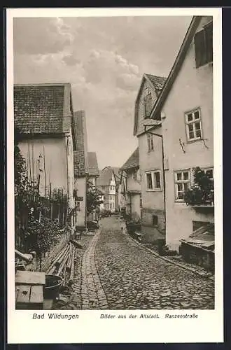 AK Bad Wildungen, Ranzenstrasse in der Altstadt