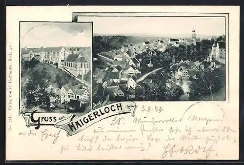AK Haigerloch, Totalansicht des Ortes