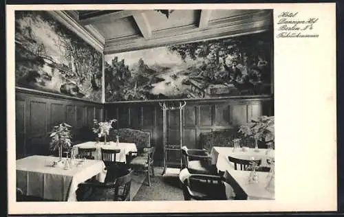 AK Berlin-Mitte, Hotel Danziger Hof, Innenansicht Frühstückzimmer, Eichendorffstrasse 9