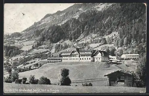 AK St. Veit im Pongau, Blick zur Heilstätte Grafenhof