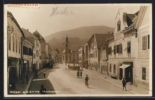 AK Weyer a.d.Enns, Marktplatz