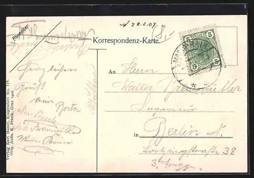 AK Maria Rain, Gesamtansicht mit Hoch Obir