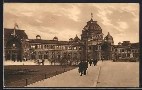 AK Nürnberg, Blick zum Hauptbahnhof