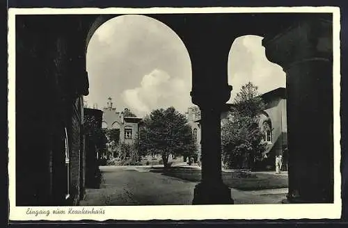 AK Berlin-Wedding, Paul-Gerhardt-Stift Müllerstr. 56-58, Eingang