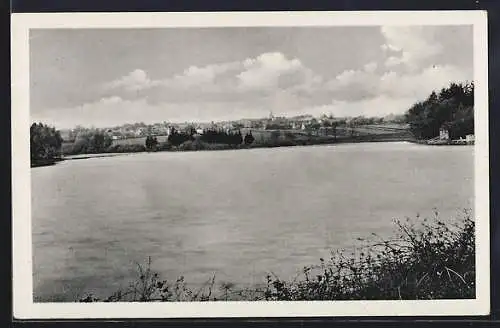 AK Neudorf /Harz, Partie am Badeteich