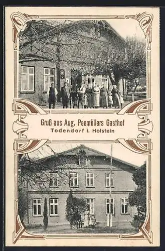 AK Todendorf / Ostsee, Aug. Peemöllers Gasthof