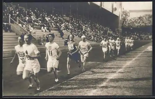 AK Stockholm, Olympia 1912, Finale des 1000 m Rennens