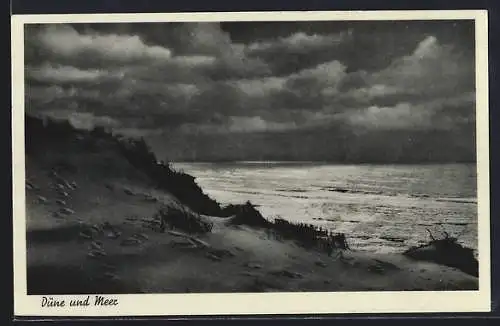 AK Nest i. Pom., Flak-Artillerie-Schiessplatz, Düne und Meer