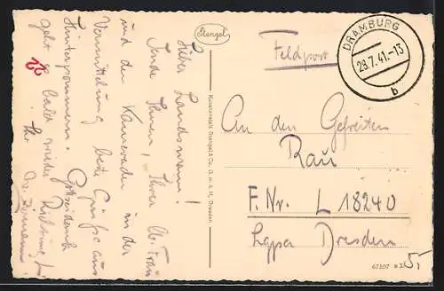 AK Kolberg, Ostseebad, Strand bei Sturm