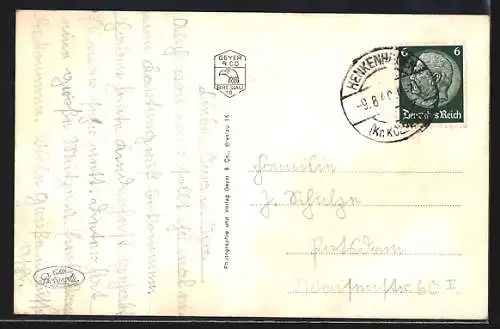 AK Henkenhagen, Ostseebad, Abend am Strand