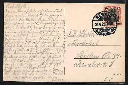 AK Rewahl i. Pomm., Ostseebad, Strandleben