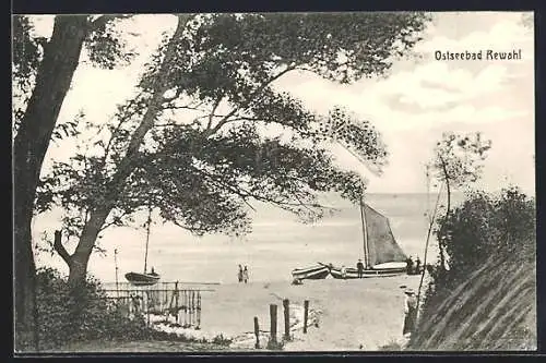 AK Rewahl, Segelboote am Strand
