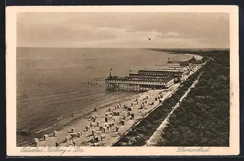 AK Kolberg i. Pom., Ostseebad, Damenbad