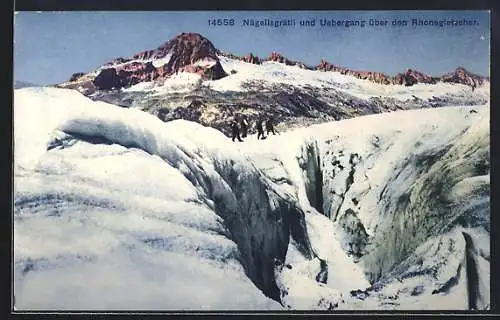 AK Nägelisgrätli, Übergang über den Rhonegletscher
